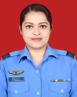 Wing Commander Farzana Sharmin, psc